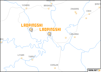 map of Laopingshi