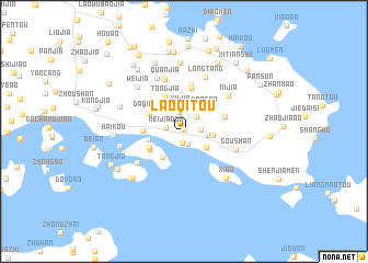 map of Laoqitou