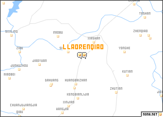 map of Laorenqiao