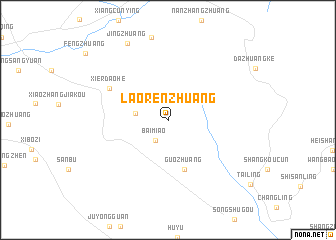 map of Laorenzhuang