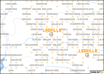 map of La Orilla