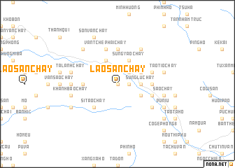 map of Lao San Chay