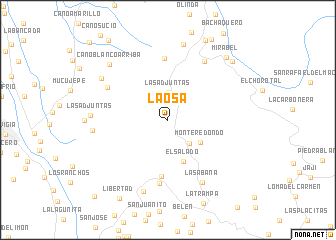 map of La Osa