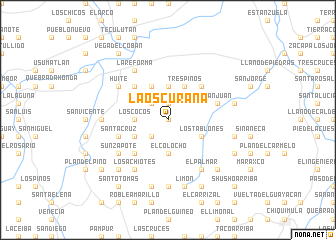 map of La Oscurana