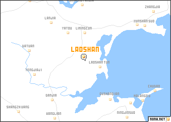 map of Laoshan