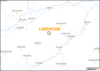 map of Laoshizhai