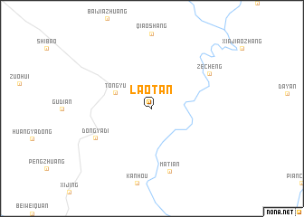 map of Laotan