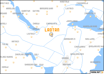 map of Laotan