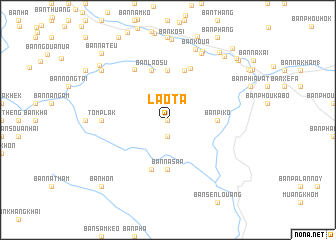 map of Laota