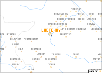 map of Lao Tchay