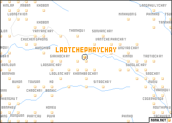 map of Lao Tchế Phay Chay