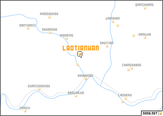 map of Laotianwan