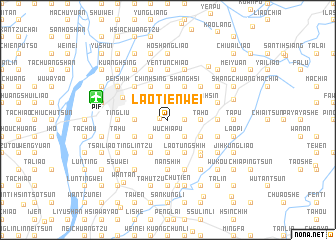 map of Lao-t\