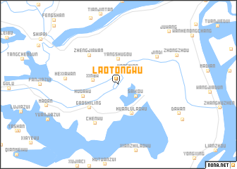 map of Laotongwu