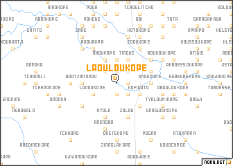 map of Laouloukopé