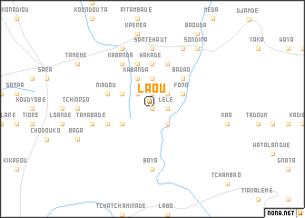 map of Laou