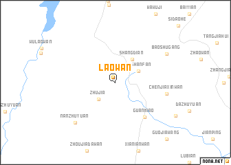 map of Laowan