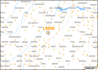 map of Laowa