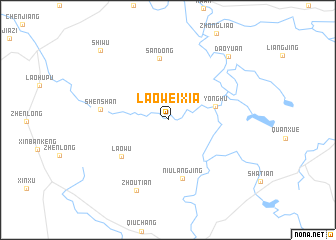 map of Laoweixia
