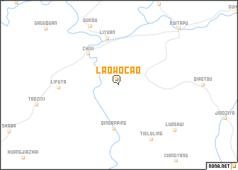 map of Laowocao