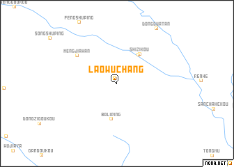 map of Laowuchang