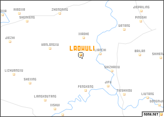 map of Laowuli