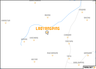 map of Laoyangping