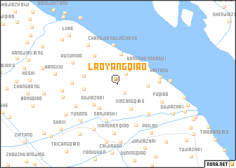 map of Laoyangqiao