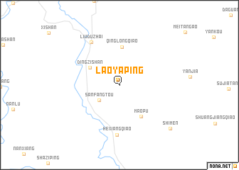 map of Laoyaping