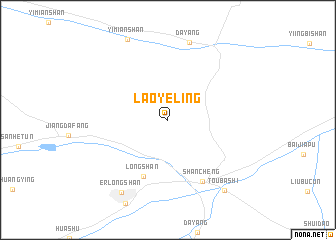 map of Laoyeling