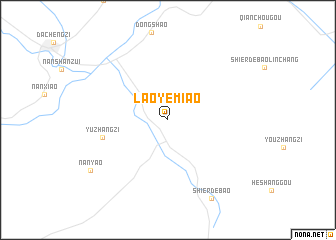 map of Laoyemiao