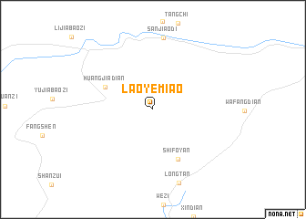 map of Laoyemiao