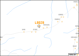 map of Laoza