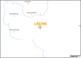 map of Laozhai
