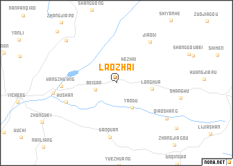 map of Laozhai