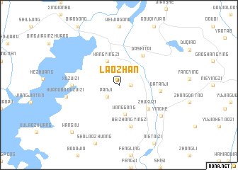 map of Laozhan