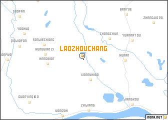 map of Laozhouchang