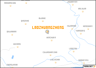 map of Laozhuangzheng