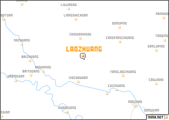 map of Laozhuang