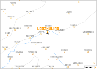 map of Laozhuling