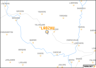 map of Laozhu