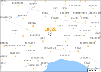map of Laozu