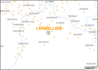 map of La Pabellona