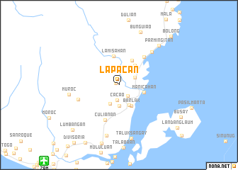 map of Lapacan