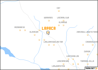 map of La Paca