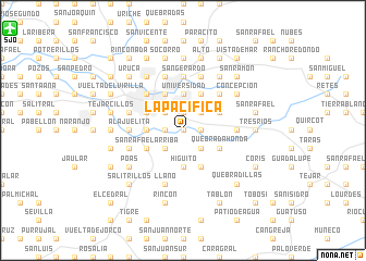 map of La Pacífica