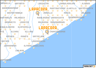 map of La Pacora