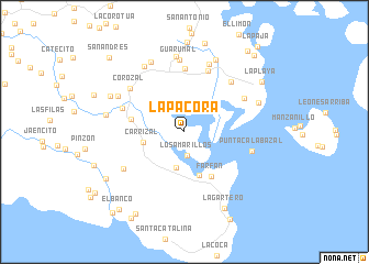 map of La Pacora