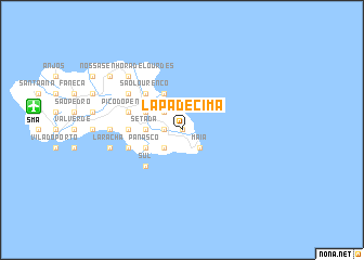 map of Lapa de Cima