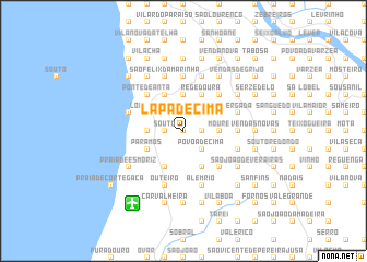 map of Lapa de Cima